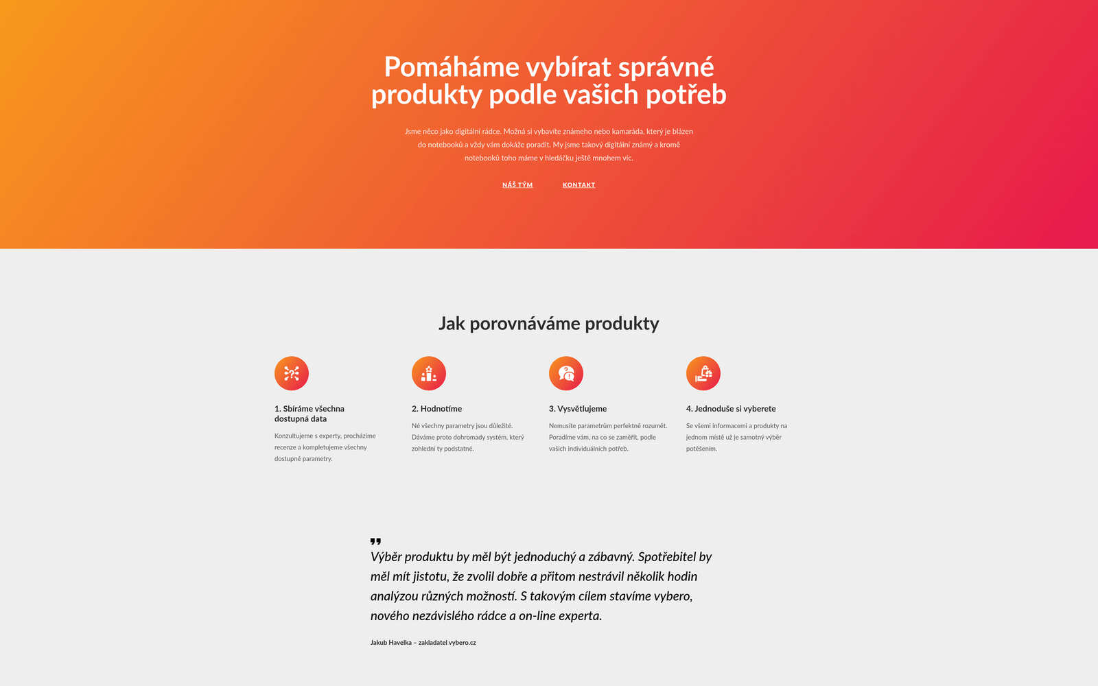 Vybero screen 2