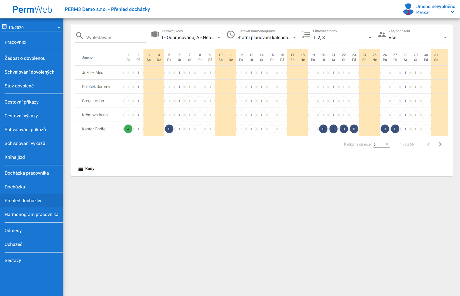 PermWeb screen 2