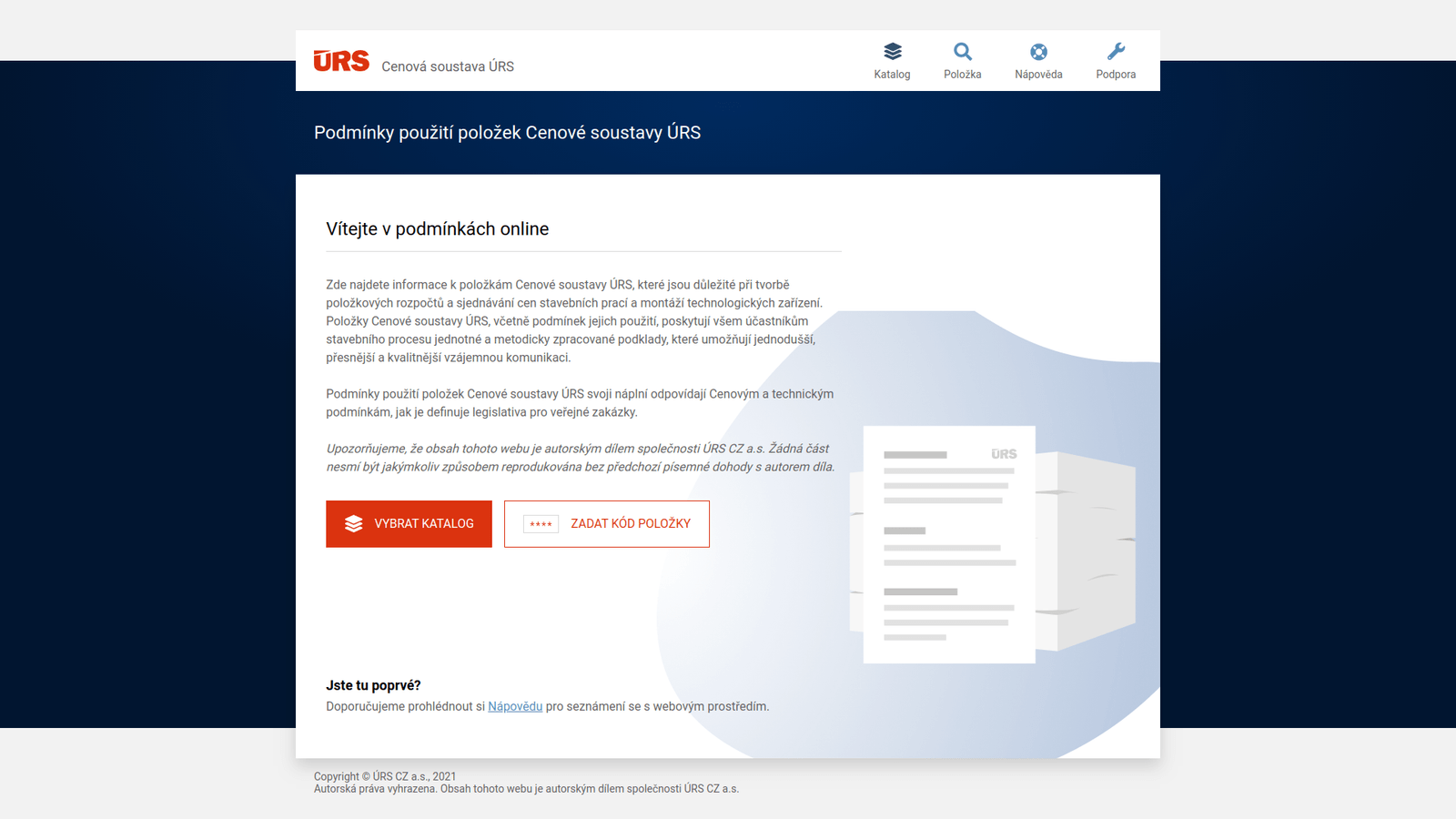 ÚRS screen 1