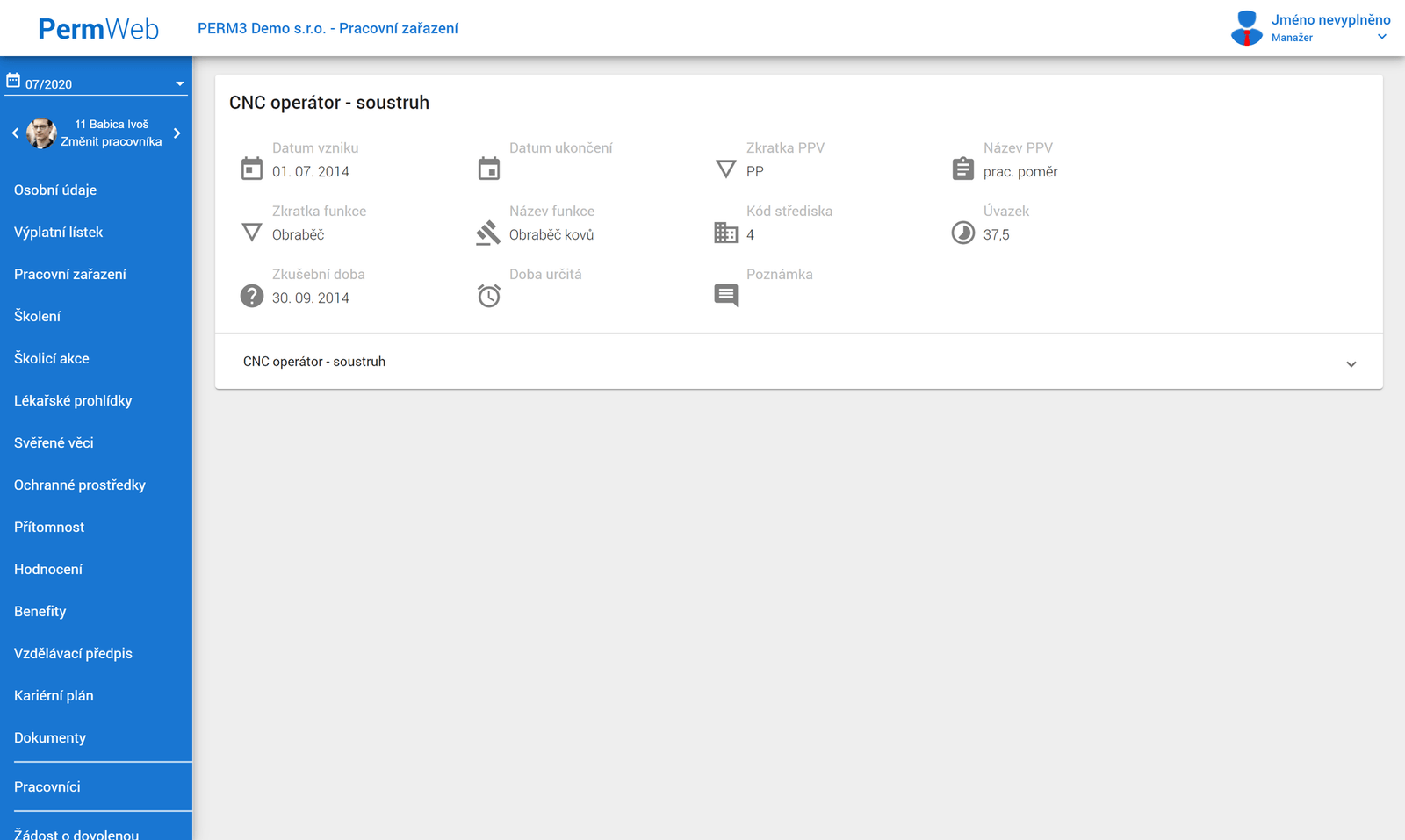PermWeb screen 5