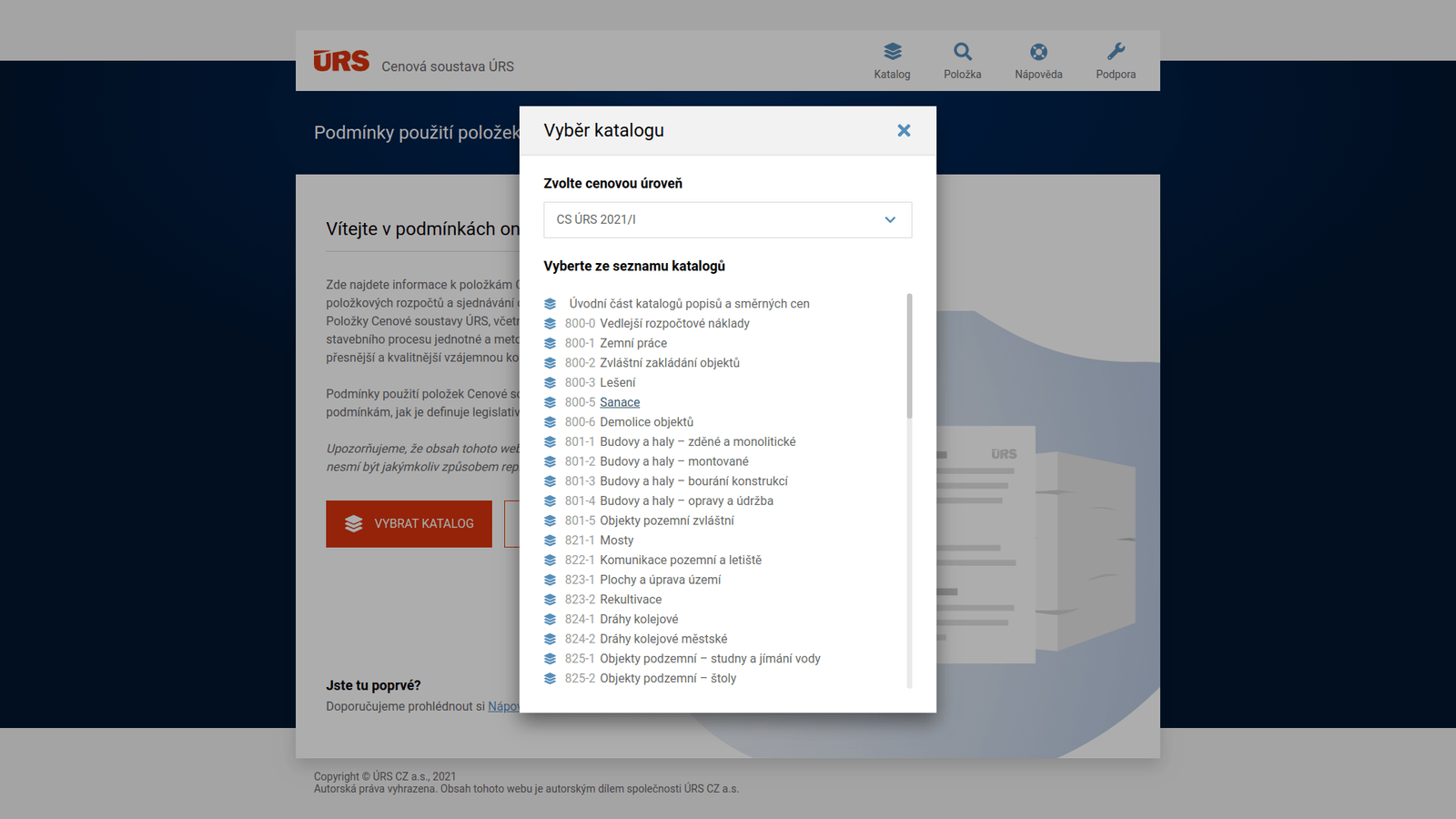 ÚRS screen 2