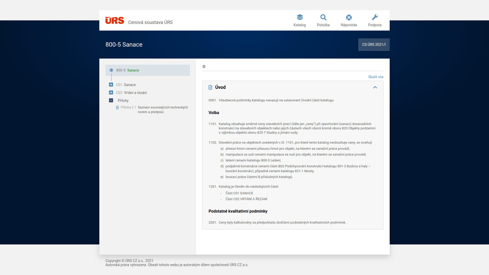 ÚRS screen 3